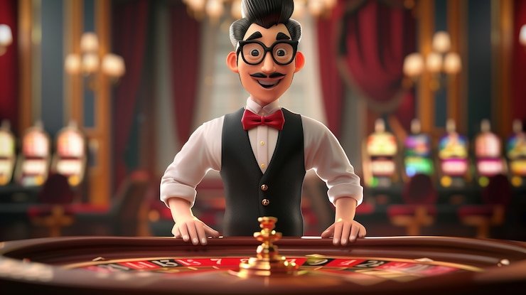 Pertandingan bulu tangkis antara pemain profesional dalam arena penuh sorak penonton