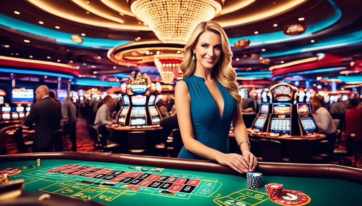 Pengguna menikmati permainan slot online interaktif di platform 6svip